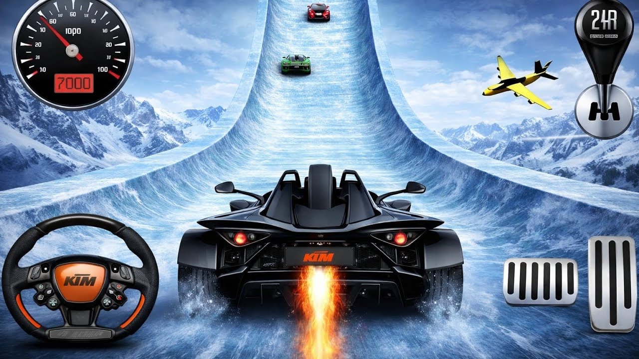 😱GT Car games car stunt! GT car resing new car games! Games video car racing! GT car racing