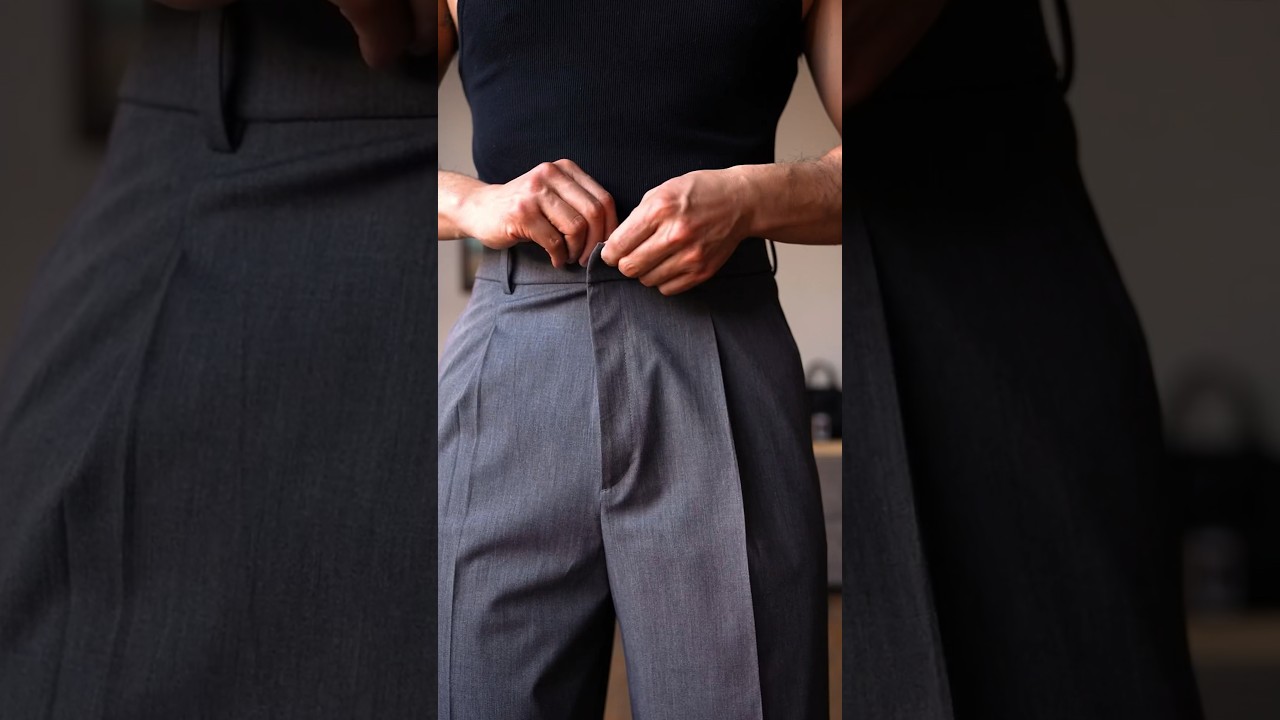 Styling Wide Pleated Pants #outfitideas