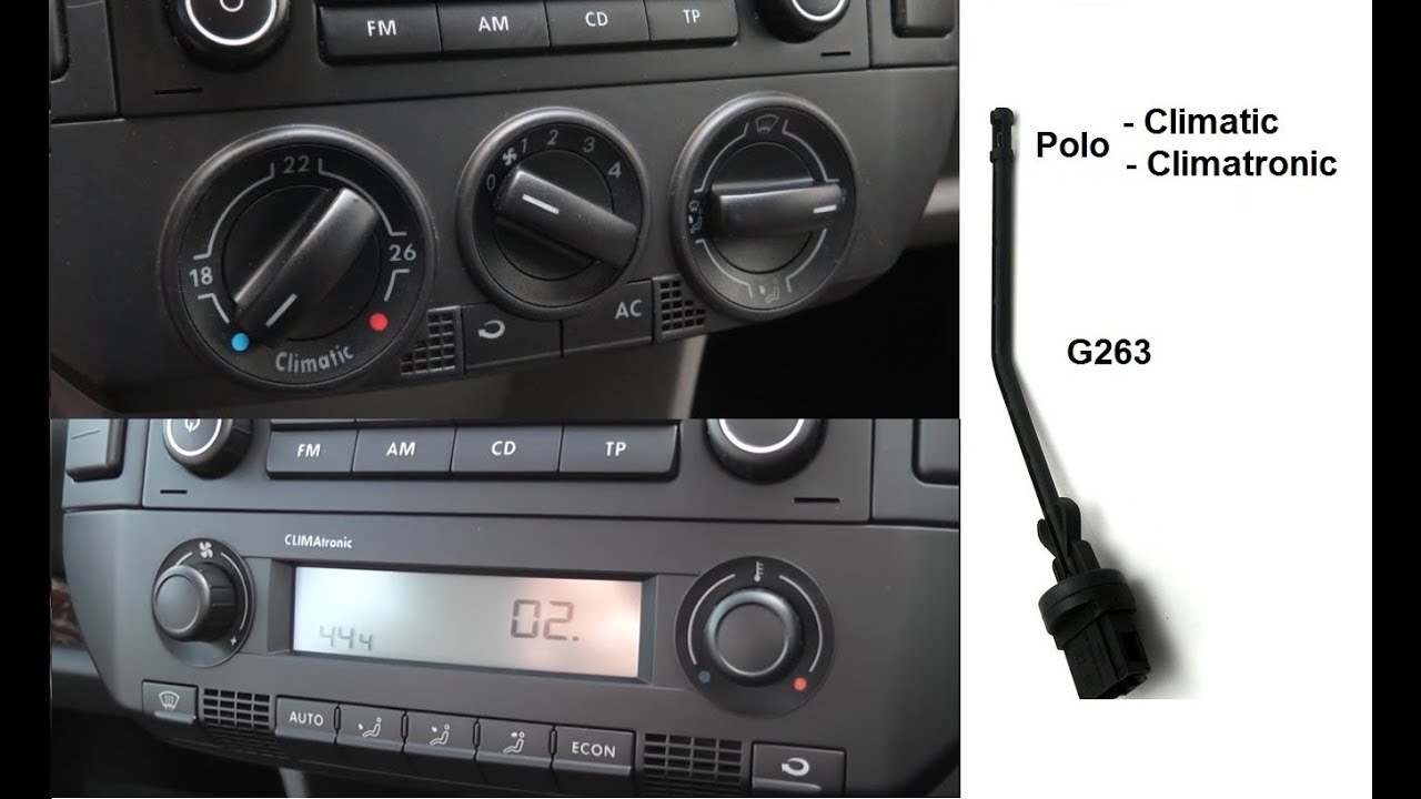 VW Polo: Troca do sensor do evaporador Climatic e Climatronic - G263