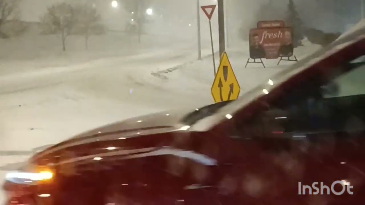 First Snow Experience in Saskatoon
