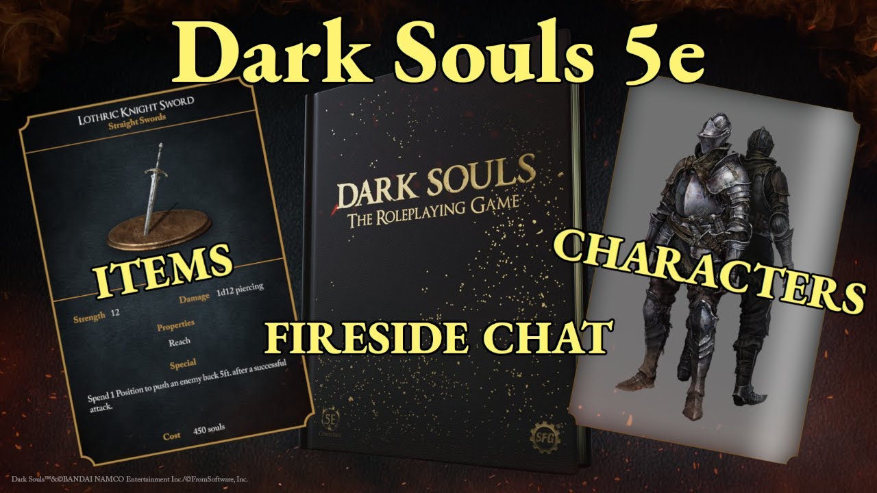 Dark Souls Meets D&D 5e - Characters, Items, and Dev Chat Reactions