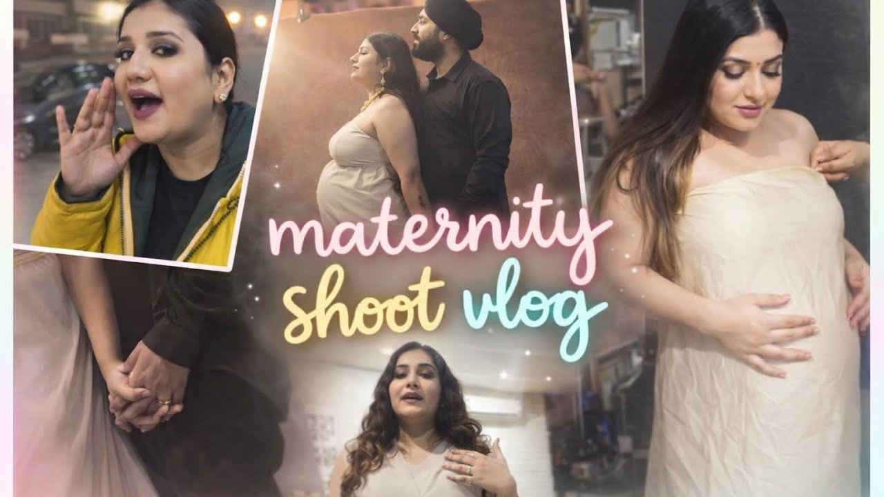 Finally Maternity Shoot Day 💕 | Beautiful Studio in Krishna Nagar | Full Vlog