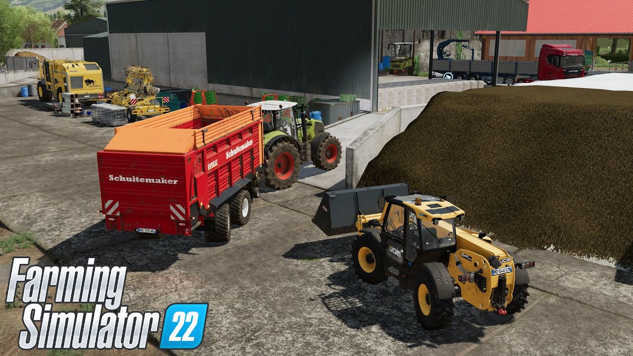 SPEURTOCHT MET VERRASSING EN GRAS RIJDEN!? - Farming Simulator 22 {G29}