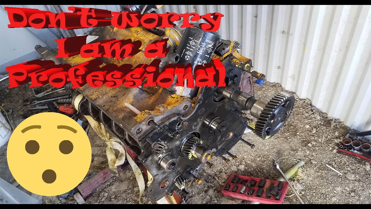 JOHN DEERE 410 BACKHOE ENGINE DISASSEMBLY AND REBUILD PART 3