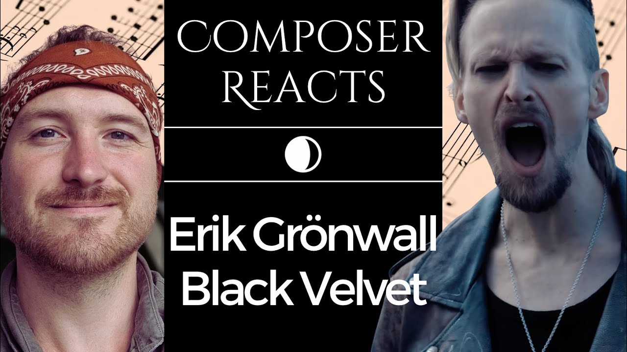 Composer Reacts to Erik Grönwall - Black Velvet (Dark Version)