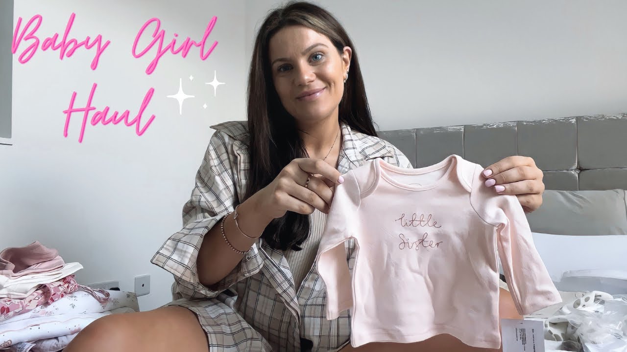 Newborn Baby Girl Haul | H&M Next Zara & more | WINTER BABY