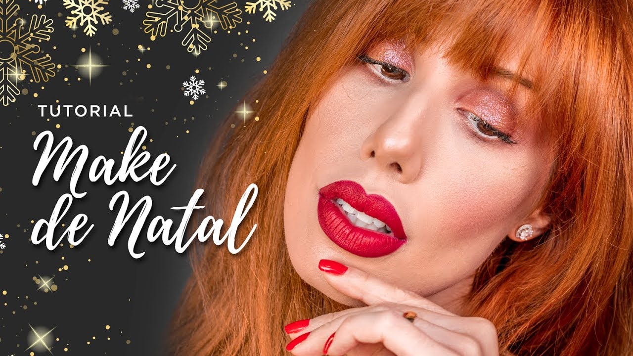 MAQUIAGEM RÁPIDA E FÁCIL PARA O NATAL