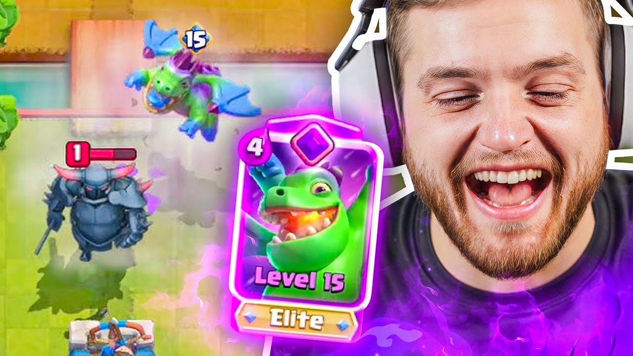 😨💸RESPEKTLOS HOCH 10! - LVL 15 Evo BABY DRACHE vs LVL 1 Accounts! - Clash Royale P2Win