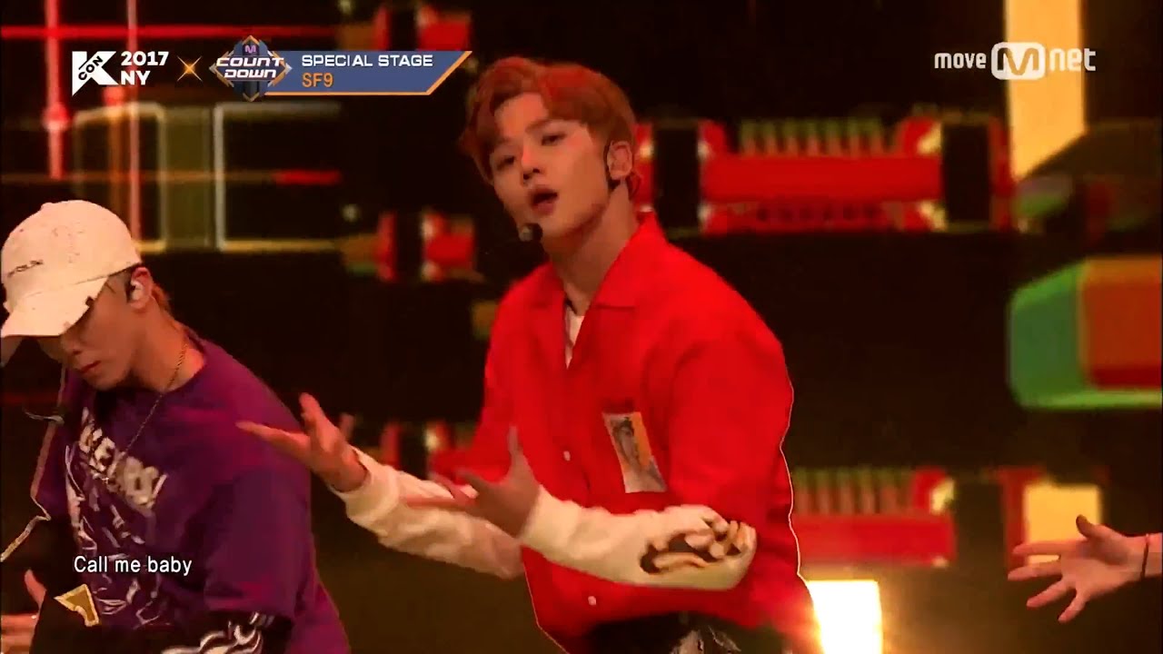 ROWOON FOCUS CALL ME BABY + BOY IN LUV COVERED BY SF9 KCON2017 NY 로운 김석우 ロウン