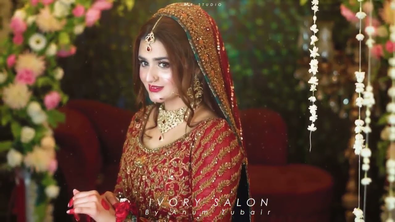 Hira Mani Wedding Shoot | ivory Salon by Anum Zubair Hira Mani | Shoot Organized by Talent Pakistan