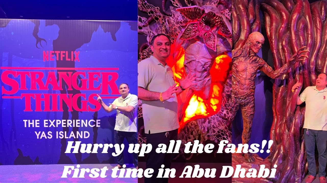 Stranger Things, Abu Dhabi: Immersive Fan Adventure #vlog #tour #strangerthings #fans #netflix #fyp