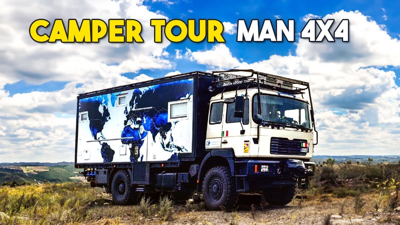 FULL TOUR CAMION MAN 4X4 🔥 Com'è fatto questo incredibile EXPEDITION TRUCK