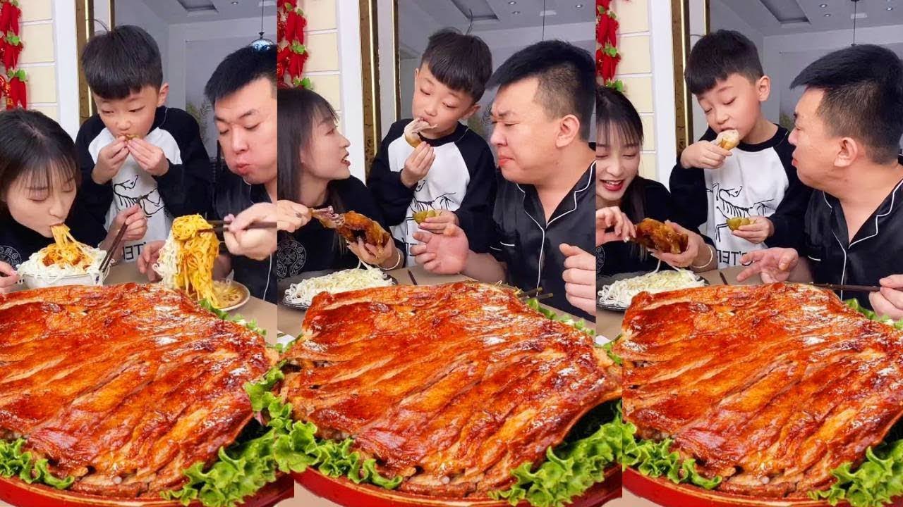 My son came to help discipline my gluttonous husband, and we ate all the big chicken legs!