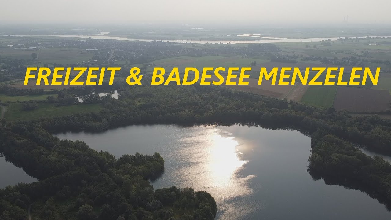 Freizeitsee Menzelen von oben