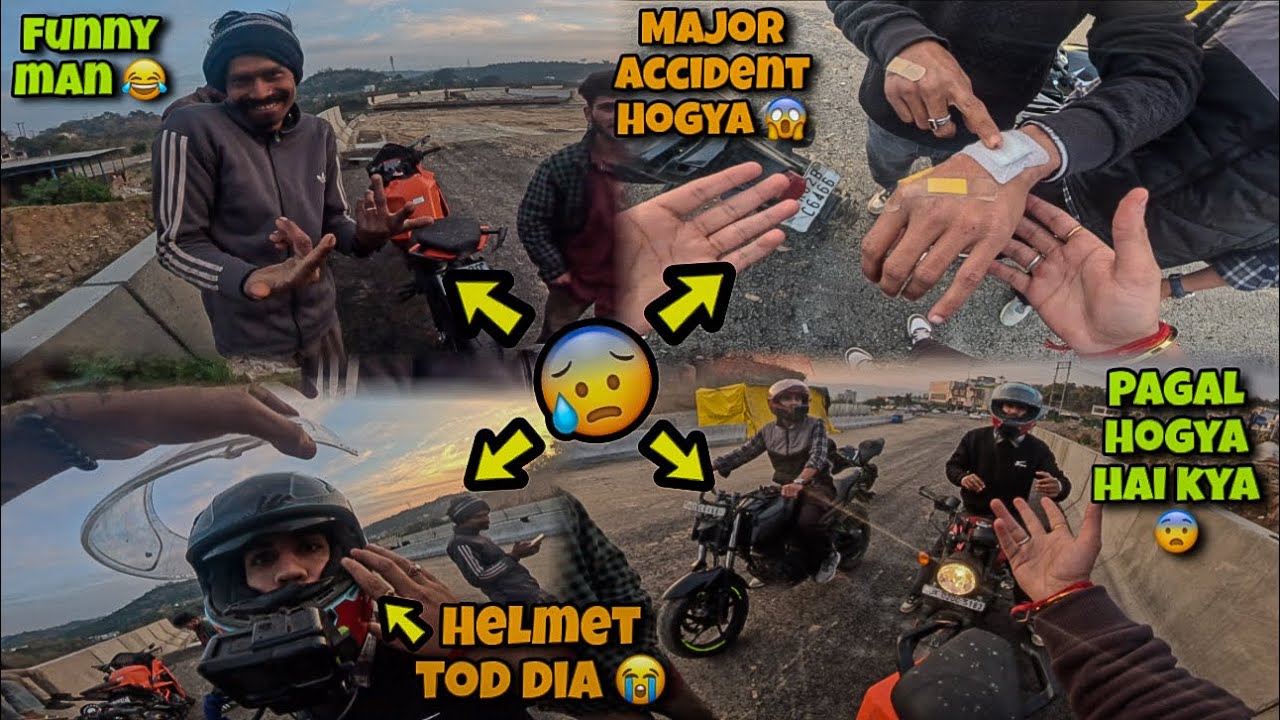 Helmet Tod Dia 😭 Funny Man 😂 Yeh Pagal Ho Gya Hai Kya 🥺