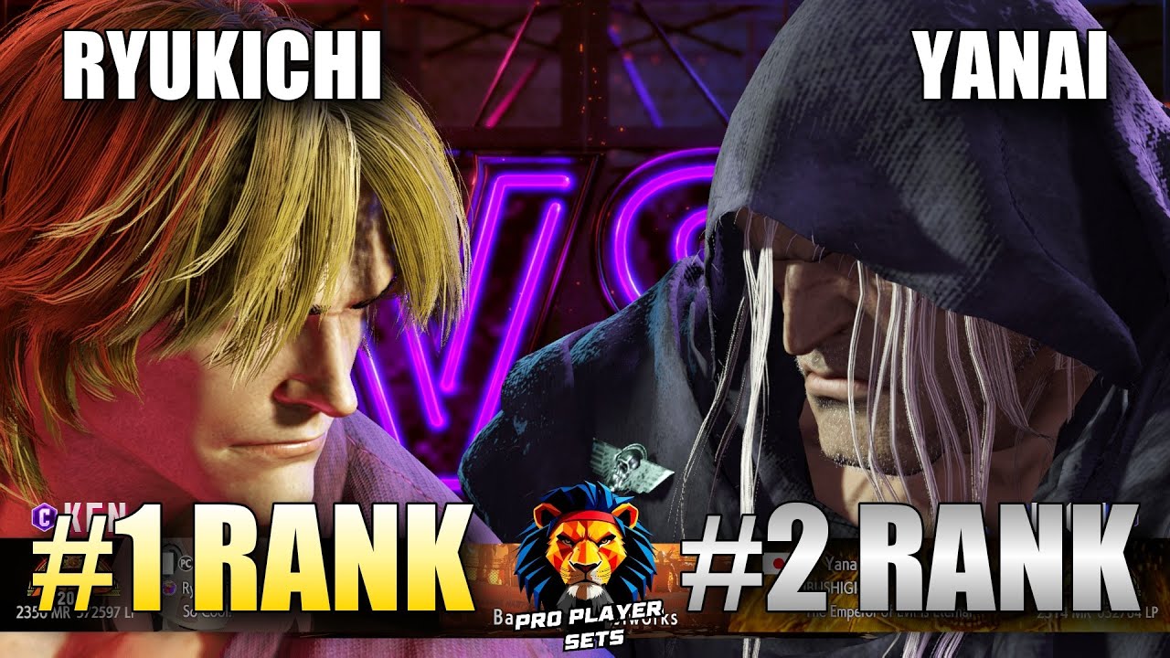 SF6 ☆ Ryukichi (#1 Ranked Ken) VS Yanai (#2 Ranked M. Bison) ☆ Pro Level Set