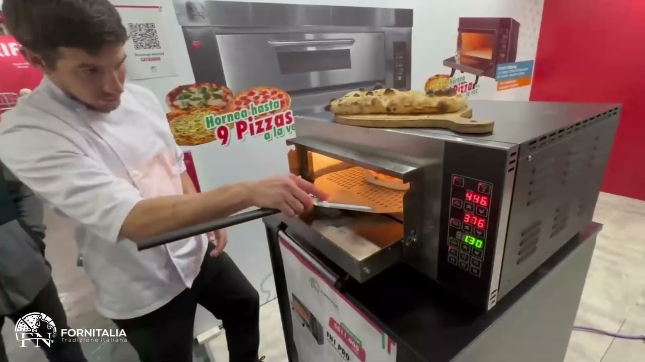 Pizza en 2 MINUTOS con el Horno FN1 PRO de Fornitalia