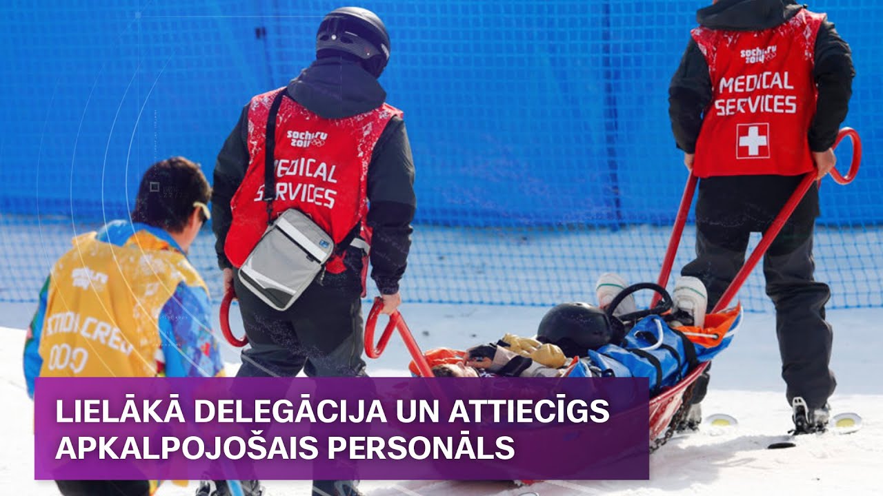 Latvijas delegācijas neredzamā daļa - ārsti un apkalpojošais personāls | Sporta Studija