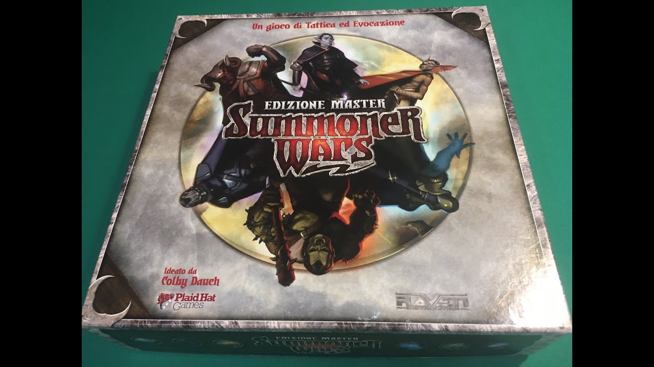 Come giocare a Summoner Wars gioco di carte evocazioni e battaglie per 2 giocatori ita