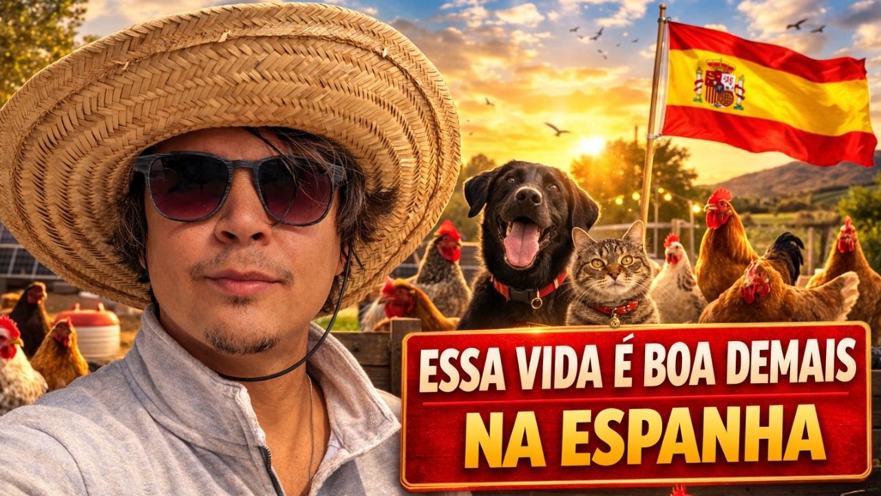 ESSA VIDA SIMPLES NO CAMPO DA ESPANHA NÃO TEM PREÇO 🇪🇸