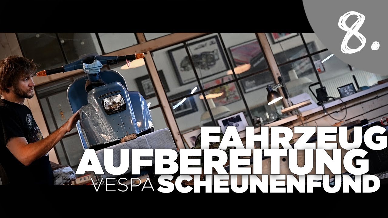 Vespa 50 Special / Scheunenfund aufbereiten / Teil  8 / 30 Jahre Stillstand in der trockenen Halle