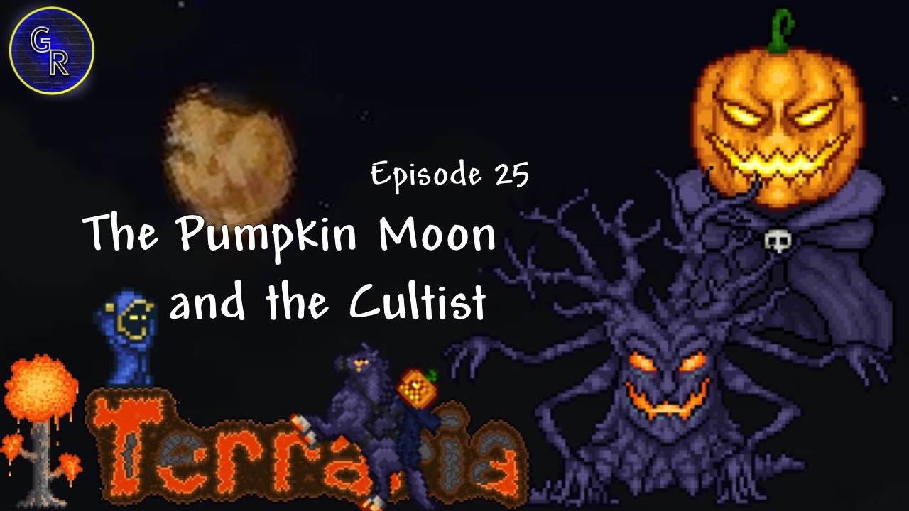 TERRARIA Episode 25 Pumpkin Moon and the Cultist