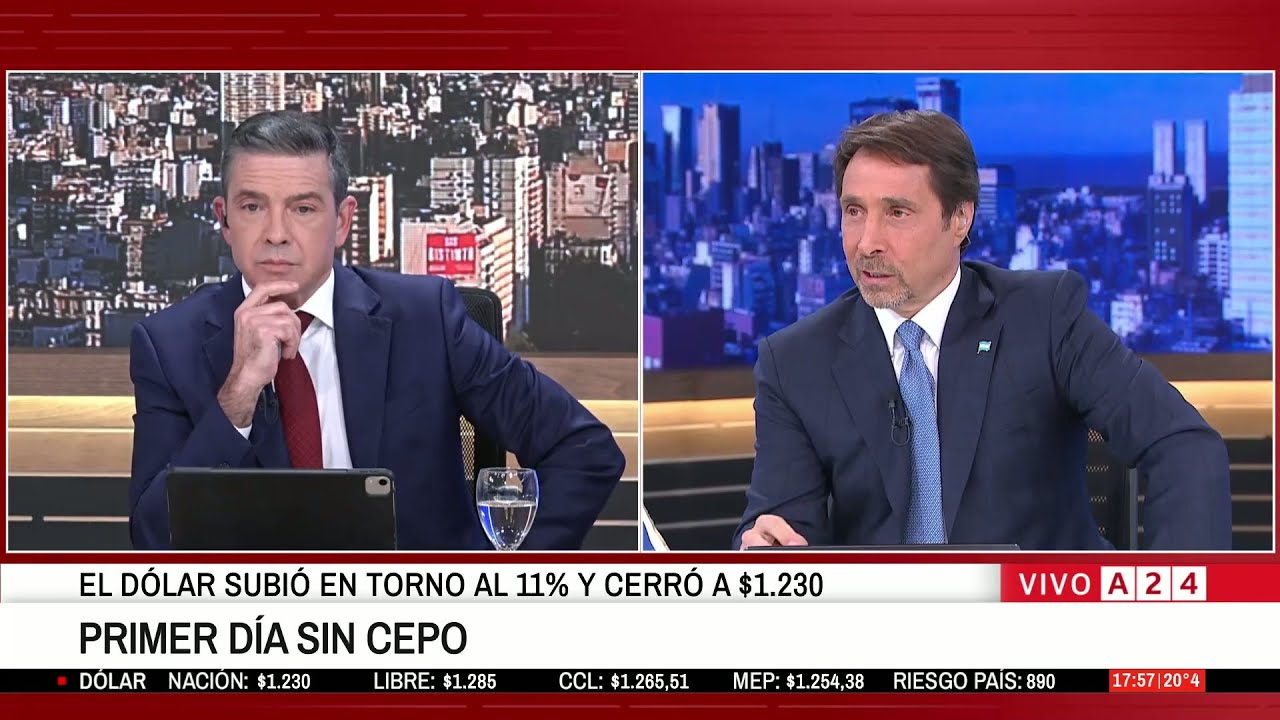 📺EL PASE ENTRE PABLO ROSSI Y EDUARDO FEINMANN: PRIMER DÍA SIN CEPO