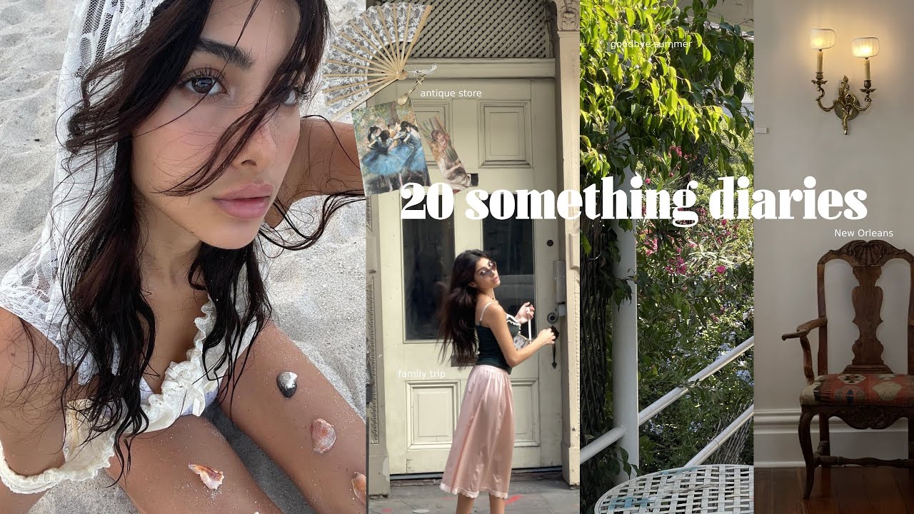 End of summer vlog 💗 exploring New Orleans, rainy days & vintage stores