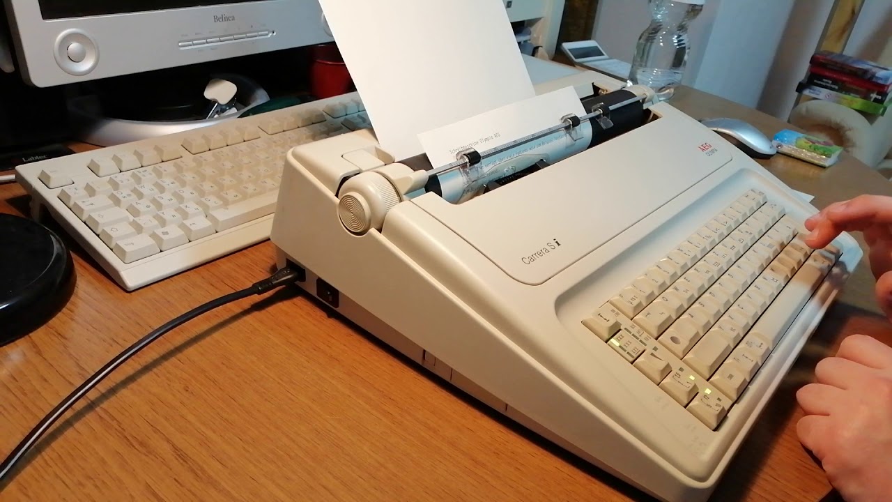 AEG Olympia typewriter