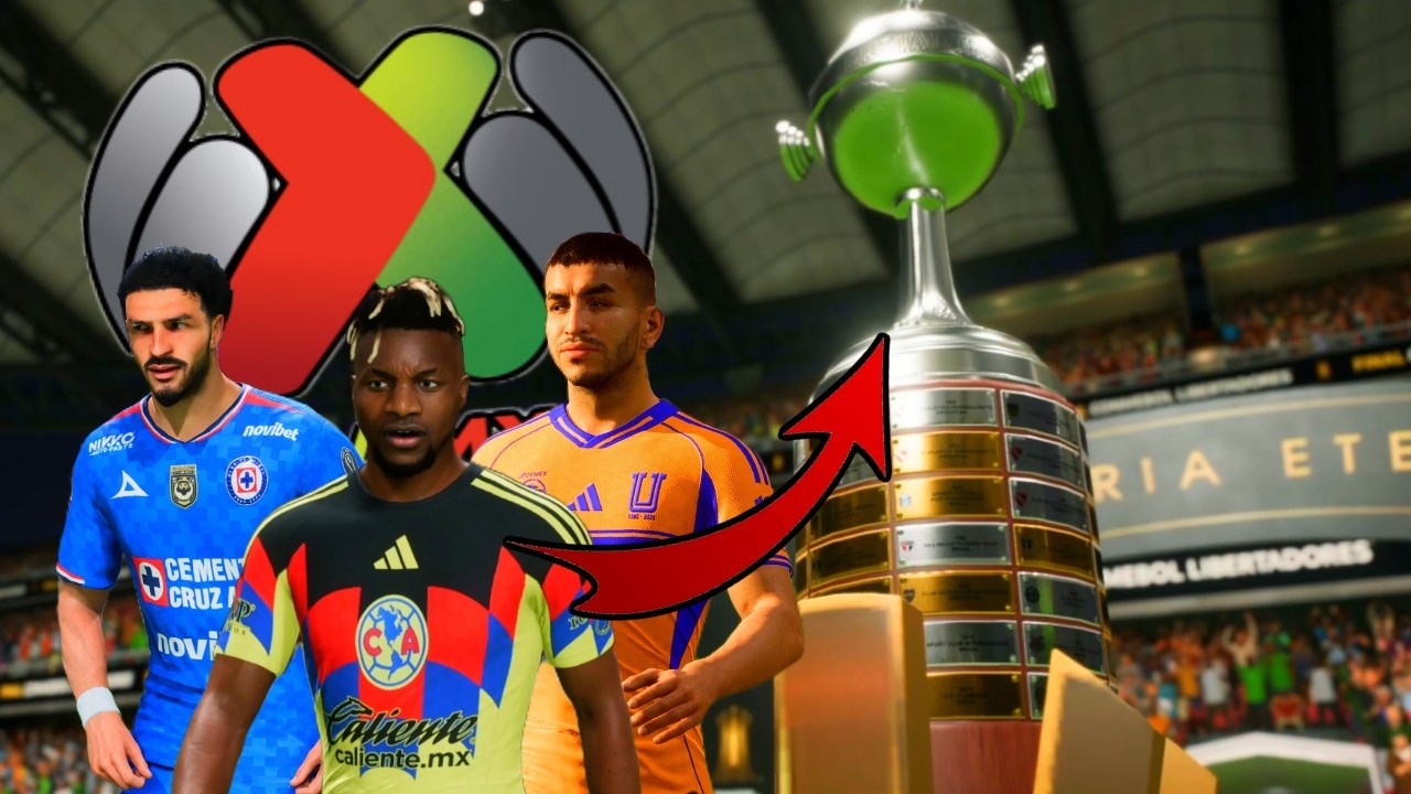 Simule La LIBERTADORES 2026 con Clubes MEXICANOS ¡La LIGA MX en Sudamerica!