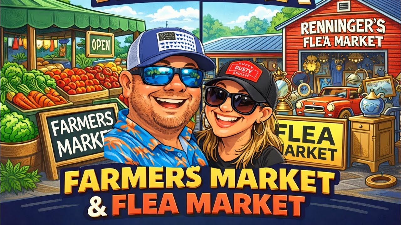 Mt Dora Farmers market & Renninger's flea market...#florida #travel #adventure #fyp 