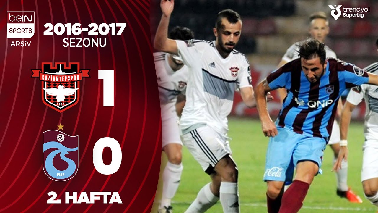 Gaziantepspor (1-0) Trabzonspor | MAÇ ÖZETİ | 2. Hafta - 2016/2017