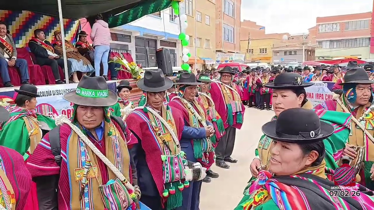 Cambio de autoridades de Jach'a Marka Originario Viacha 2026