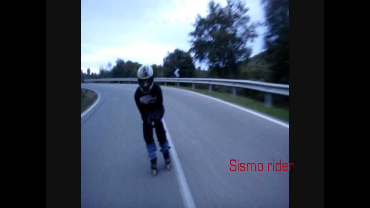 Sismo Rider  Training Extreme Downhill   launch 50 km/h
