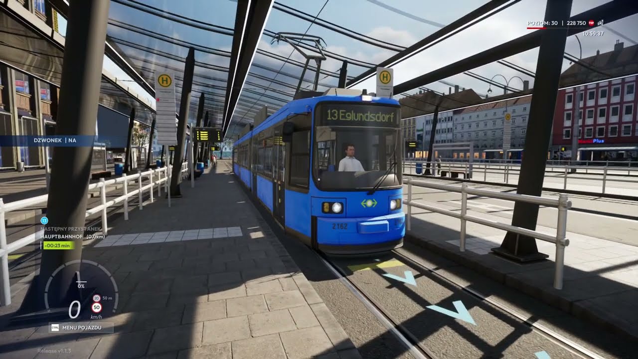 CTS Tram #10 Linia 13 z niecodzienną trasą i tramwaj R2.2 z Monachium!