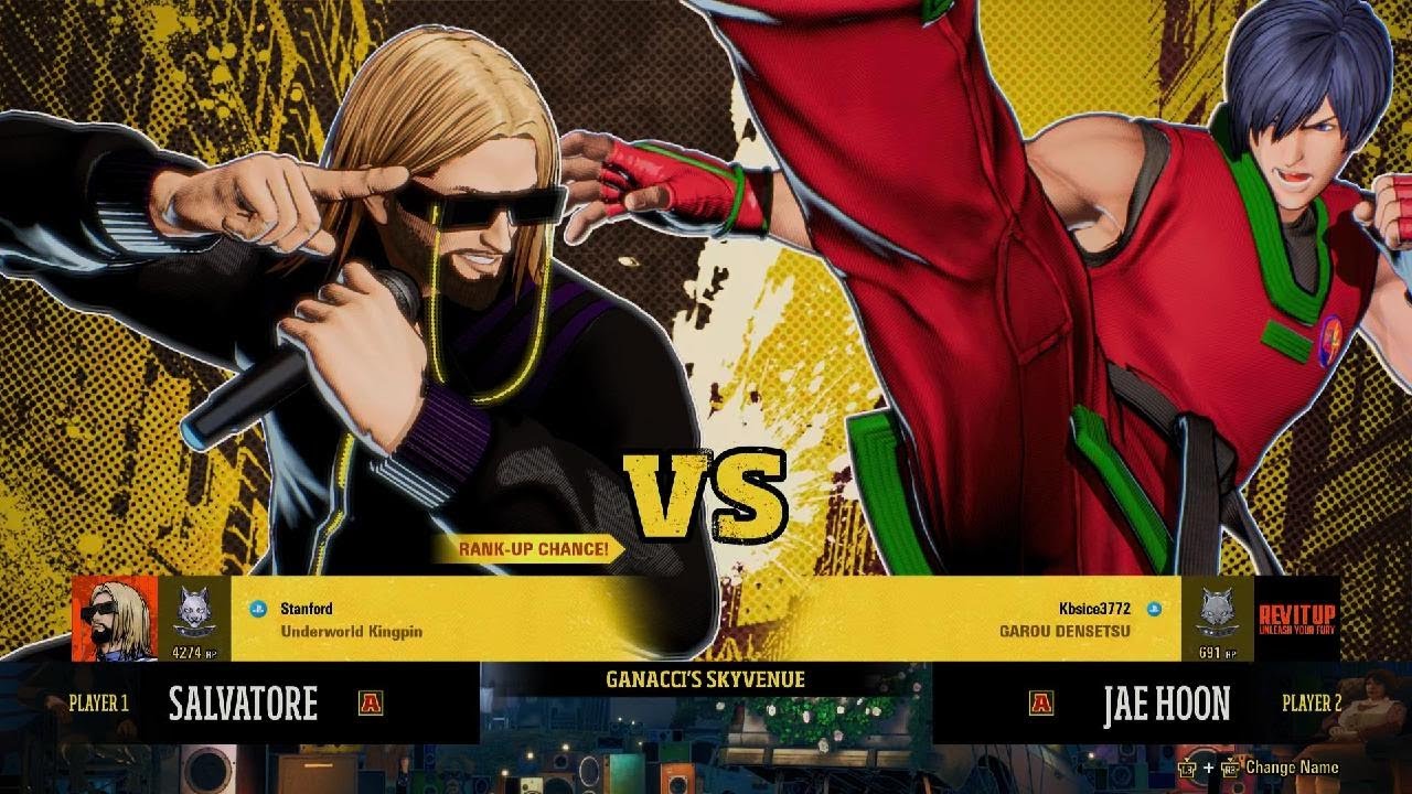 FATAL FURY: City of the Wolves Salvatore Ganacci vs Jae Hoon (Ranked)