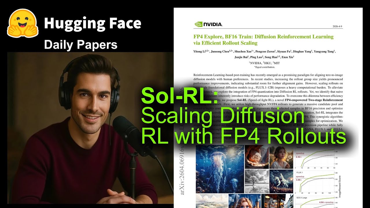 Sol-RL: Scaling Diffusion RL with FP4 Rollouts
