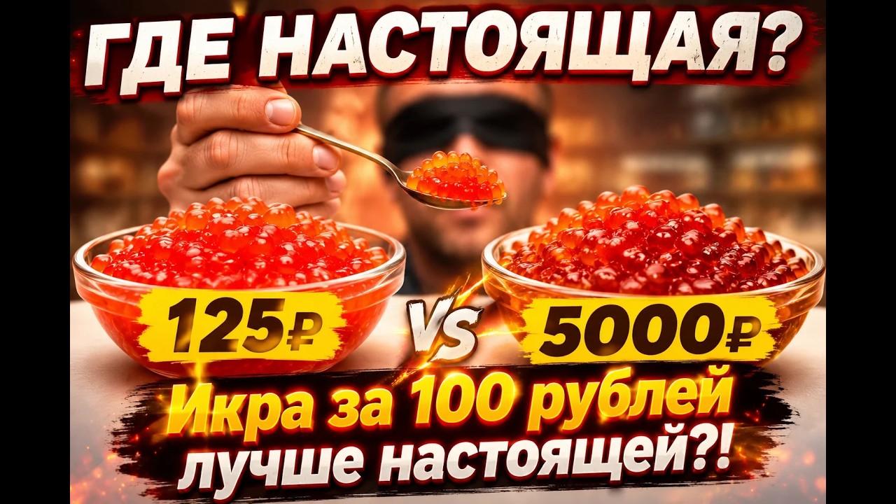 Выбираем ЛУЧШУЮ Имитированную ИКРУ | В СЛЕПУЮ