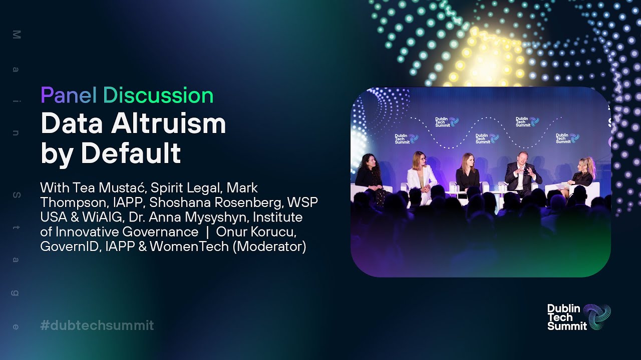 Data Altruism by Default | DTS 2025 Panel