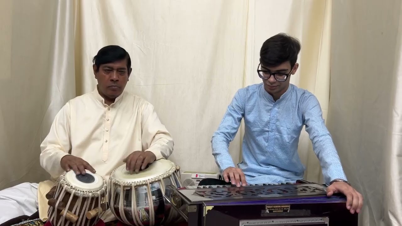 Lovely Harmonium solo by lakshay Malhotra in rag Asawari in teental