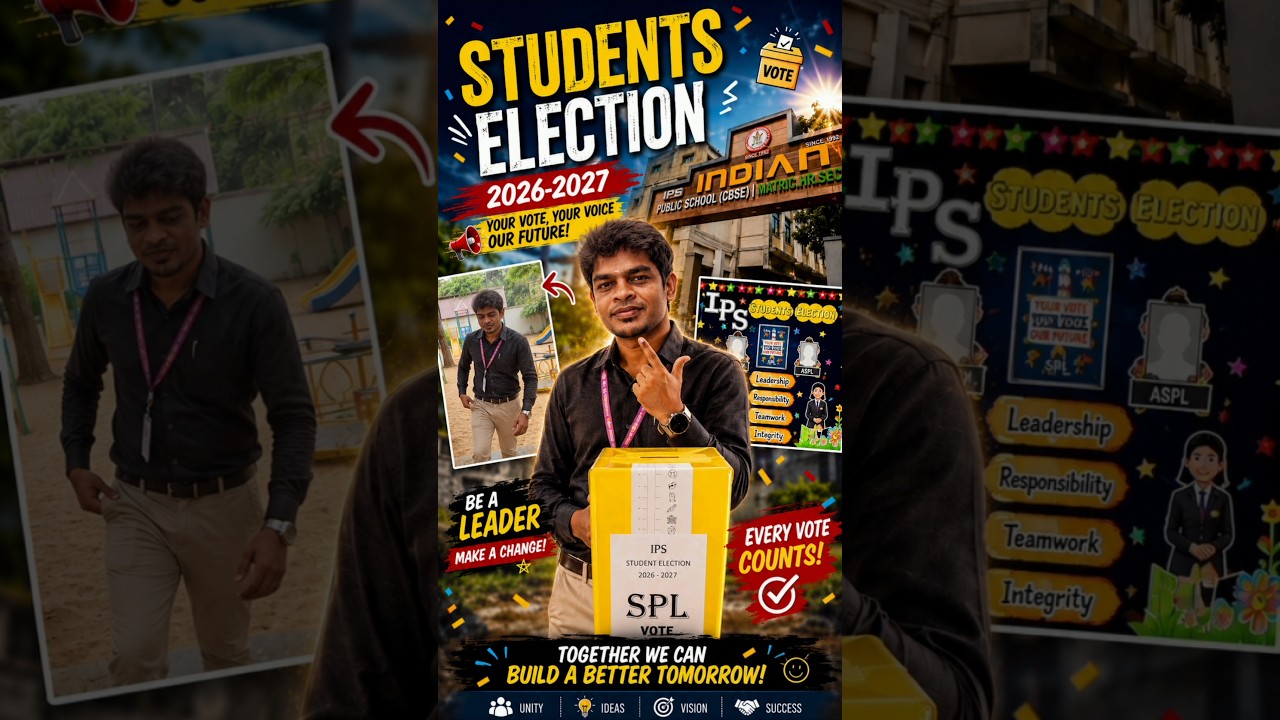 🗳️ Student Election 2026&ndash;2027 🔥 SPL Voting Day | Every Vote Counts 🎓 #Shorts #MiniVlog #vote #school