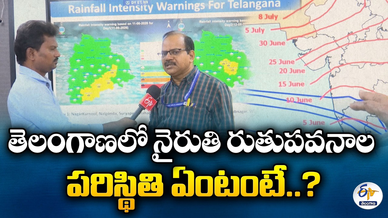 Monsoon Update for Telangana | Exclusive Interview with Weather Official Srinivas Rao