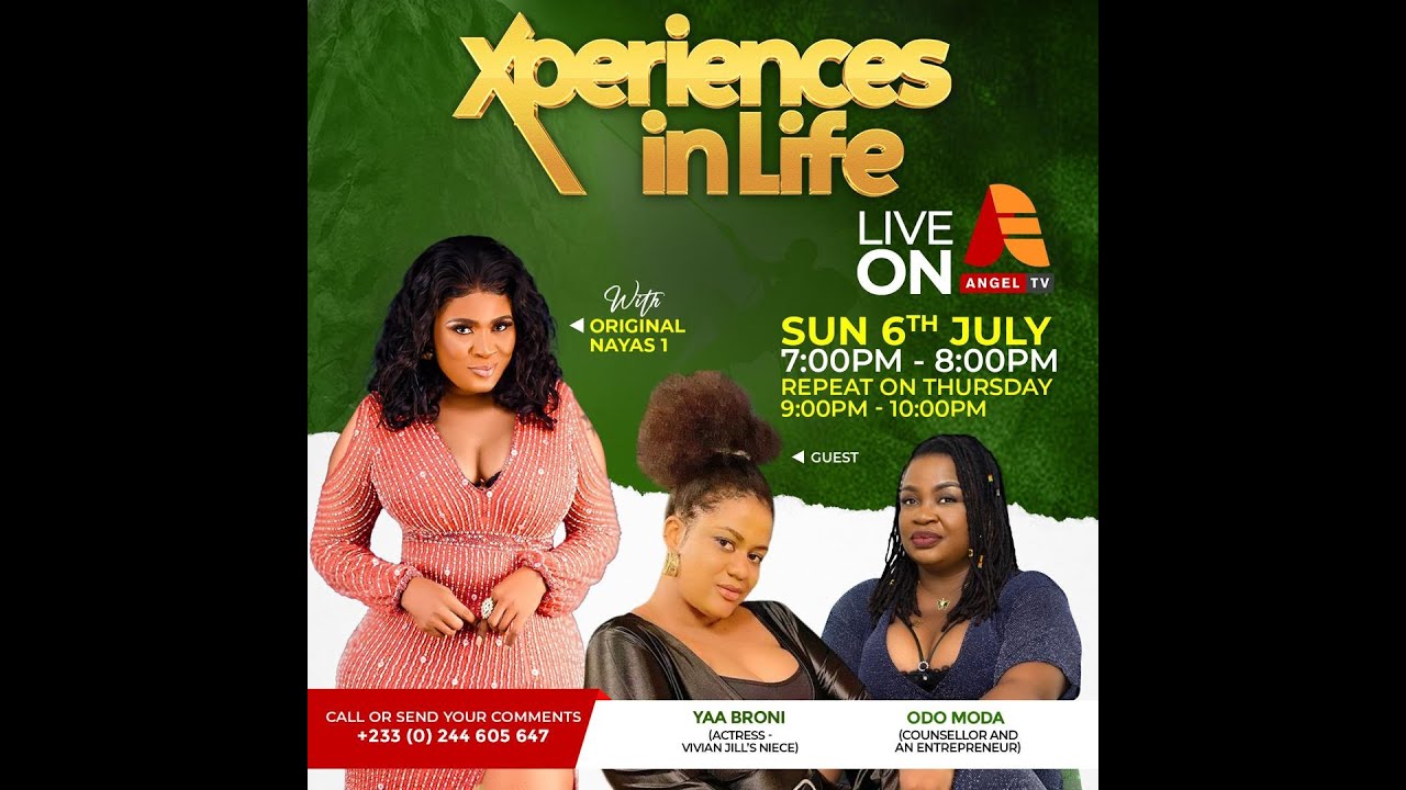 #experiencesinlife с актрисой Наяс 1. Гость: Яа Брони (актриса - племянница Вивиан Джилли)