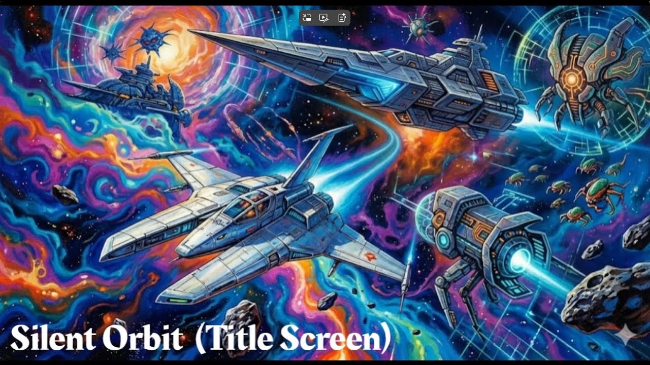 ASTRAVEIL｜Silent Orbit - Title Screen【架空STG / OST】
