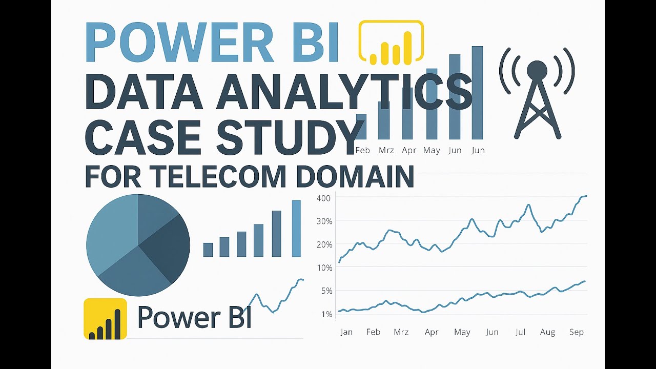 Power BI Business Analytics Case Study for Telecom Customer Churn