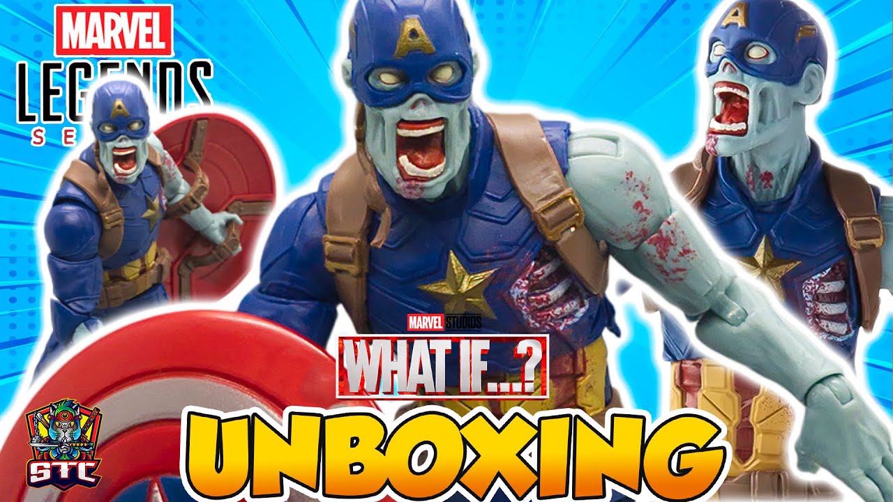 CAPITAN AMERICA ZOMBIE MARVEL LEGENDS UNBOXING Y RESEÑA