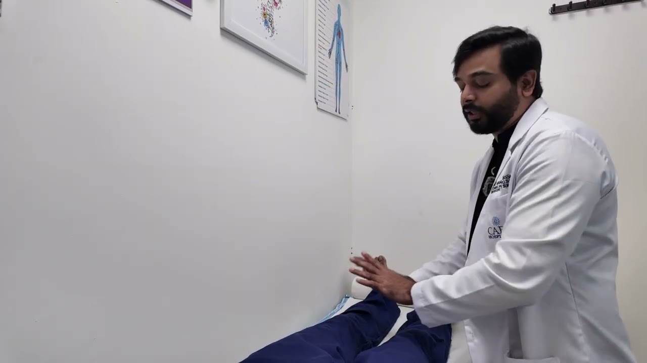 Examination of back pain