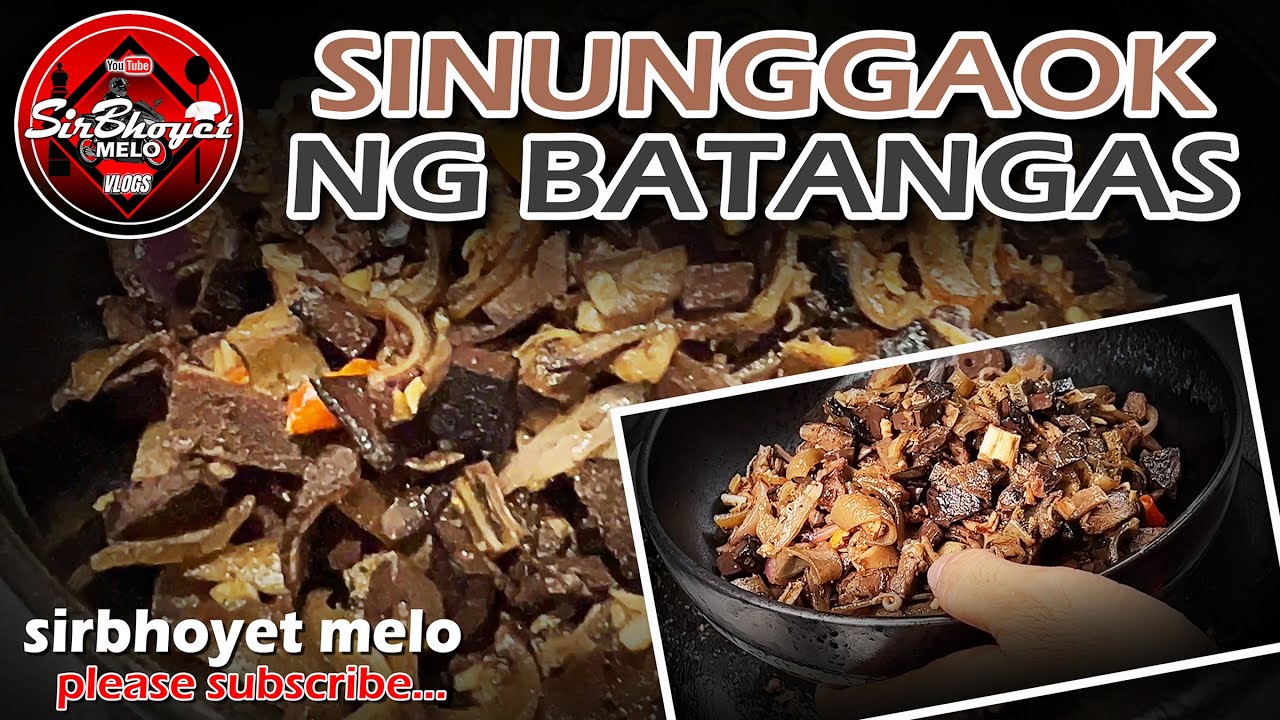 SINUNGGAOK NG BATANGAS.. ISA SA PINAKAMASASARAP NA LUTO SA LAMAN LOOB AT BALAT NG KAMBING...