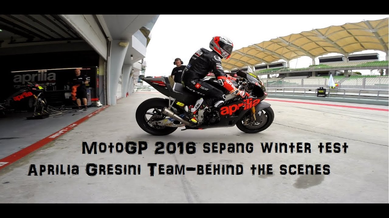 MotoGP 2016 Sepang Winter Test - Aprilia Gresini Behind The Scenes