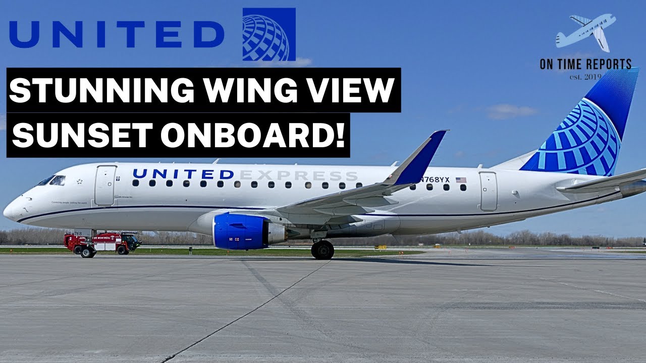 United Airlines Embraer E175! Toronto to Washington Dulles [EXTENDED FULL FLIGHT]